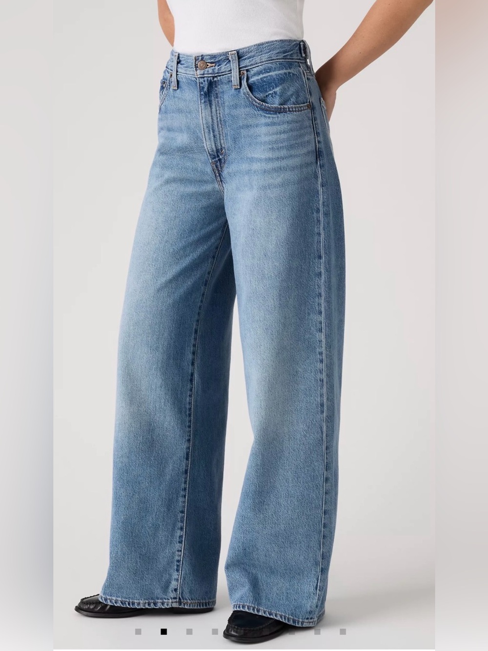 Levi's Cinch Waist Wide-Leg Jeans